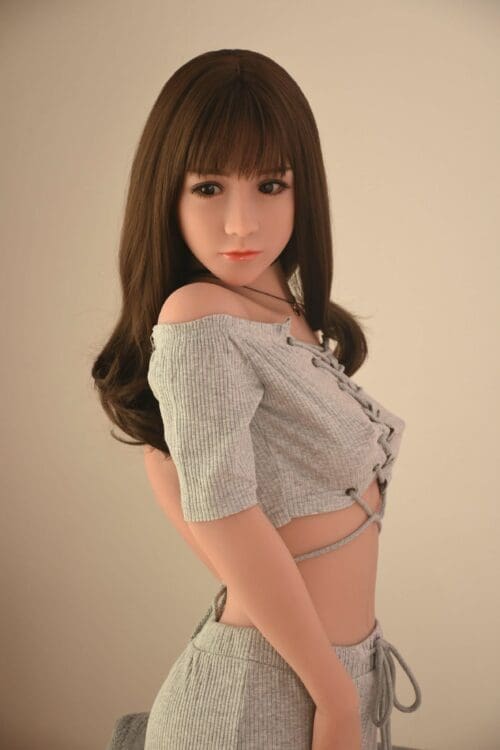 flat chest real doll