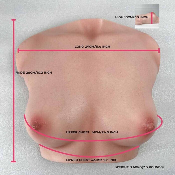 fake silicone breast