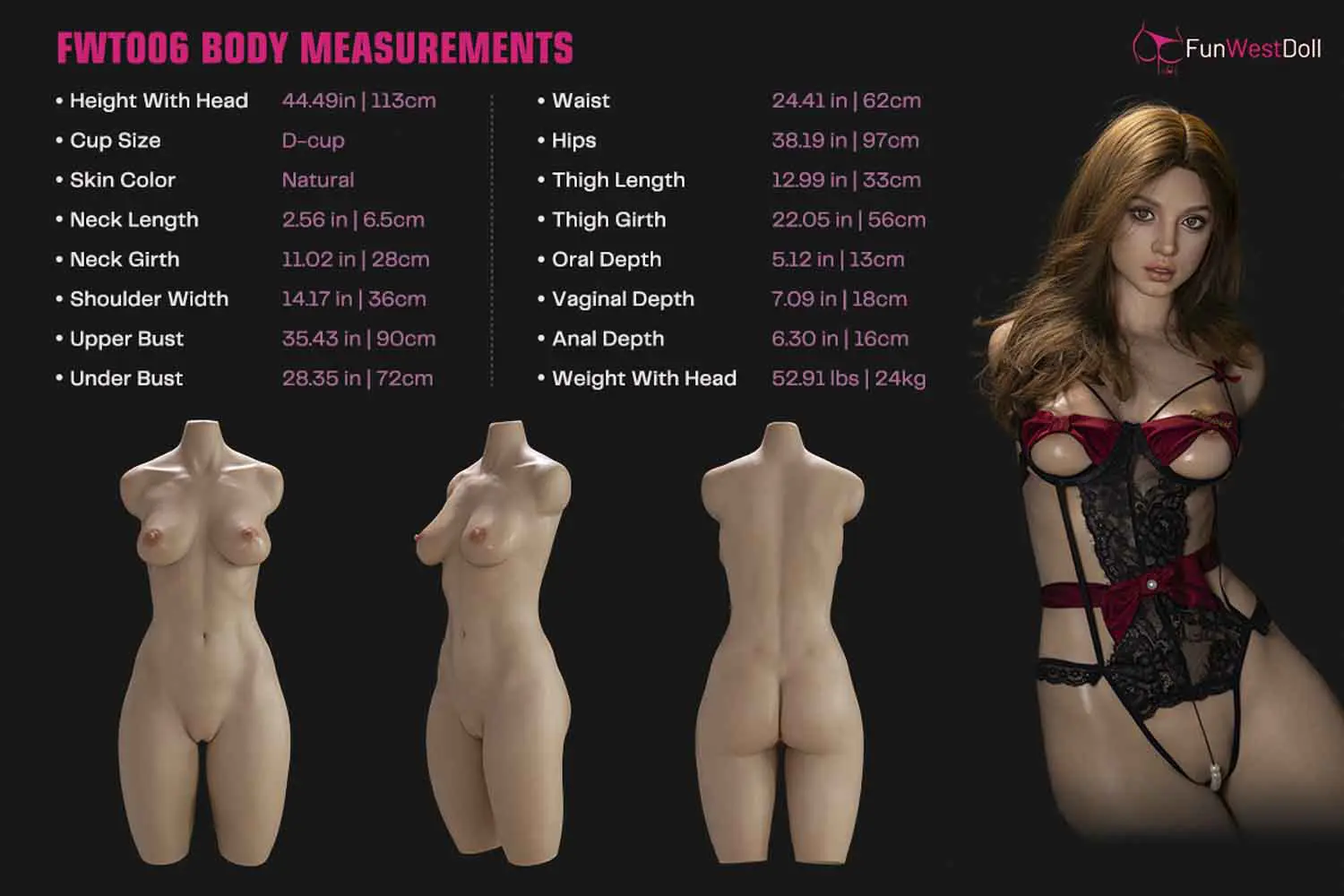 Lyra – 3’8″ | 113cm Sex Doll - Image 26